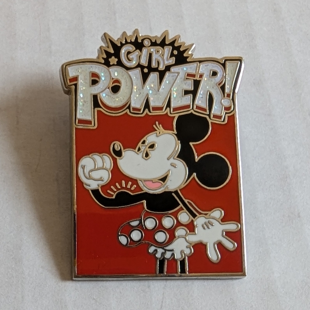 Disney Minnie Mouse Girl Power Collectible Trading Pin